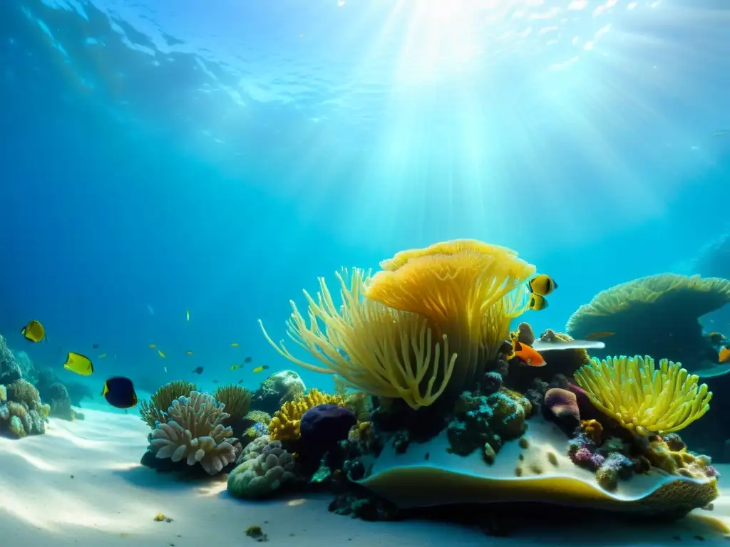 Acuario marino vibrante con mantenimiento acuarios marinos limpieza efectiva, lleno de vida y color bajo el agua