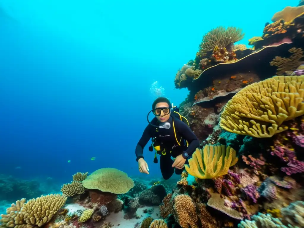 Apasionados voluntarios realizan vigilancia de la contaminación oceánica mientras documentan la belleza del arrecife de coral y su vida marina