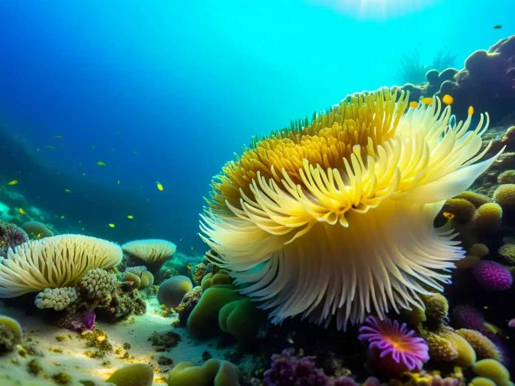 Un asombroso taller de macrofotografía submarina captura la vida vibrante de un arrecife de coral lleno de colores, movimiento y luz