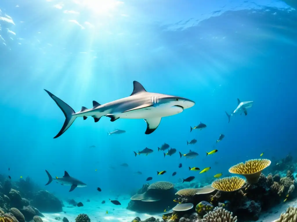 Aventuras de buceo en Cocos Island: un vibrante arrecife de coral con peces coloridos, tiburones martillo y vida marina en aguas cristalinas