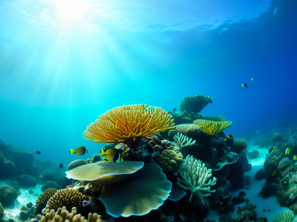 Buceo de lujo en islas Similan: vida marina vibrante y colorida en arrecife de coral, con aguas cristalinas y belleza natural submarina
