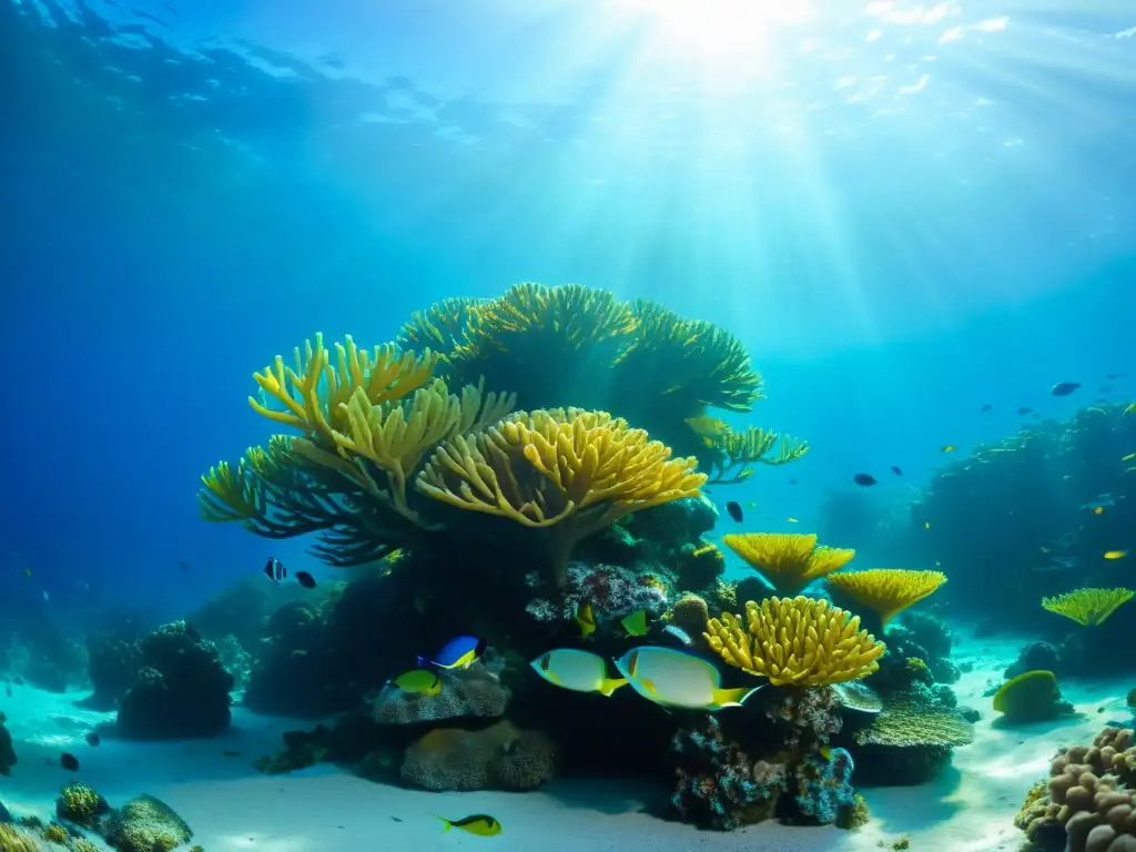 Buceo de lujo en la Laguna Azul de Belice: sorprendente arrecife de coral, peces tropicales y plantas marinas en un cautivador mundo submarino