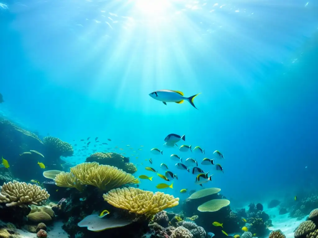 Diseños de pulseras inspiradas en leyendas marinas: una vibrante y diversa vida marina entre corales, bajo la luz del sol