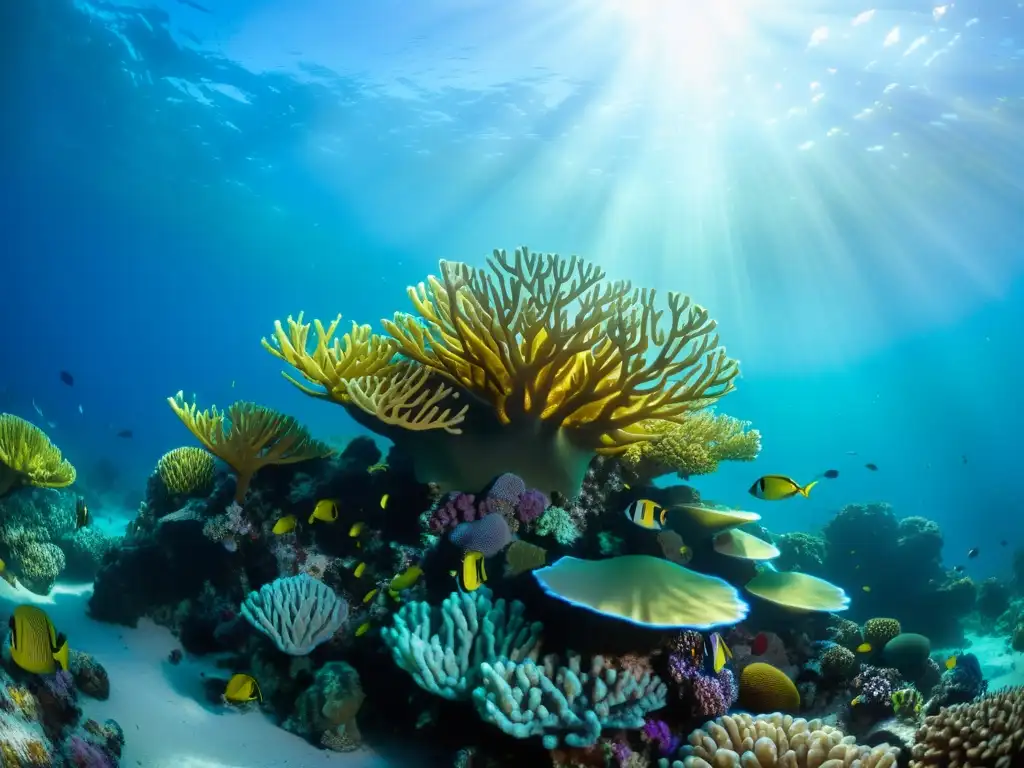 Explorando la diversidad y el lujo de la vida marina en un vibrante arrecife de coral