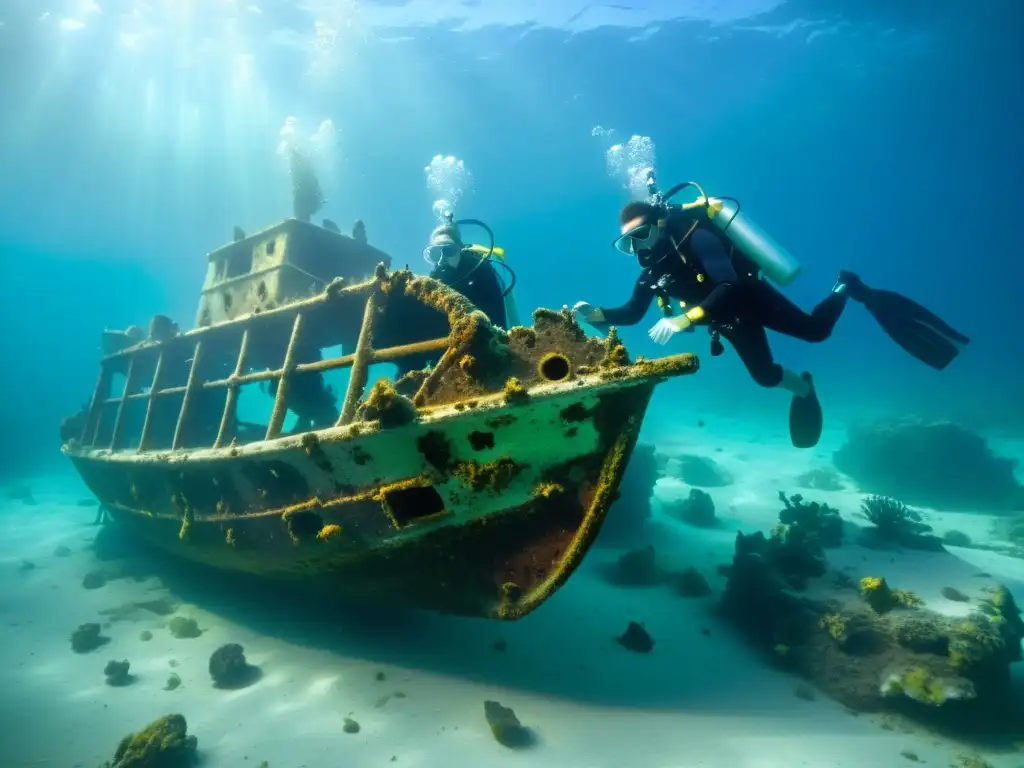 Equipo de arqueólogos marinos descubre antiguo barco en expedición submarina