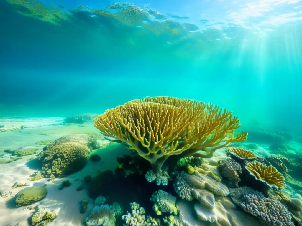 Un exfoliante natural del Mar Muerto: una vista impresionante del vibrante arrecife de coral bajo el agua cristalina