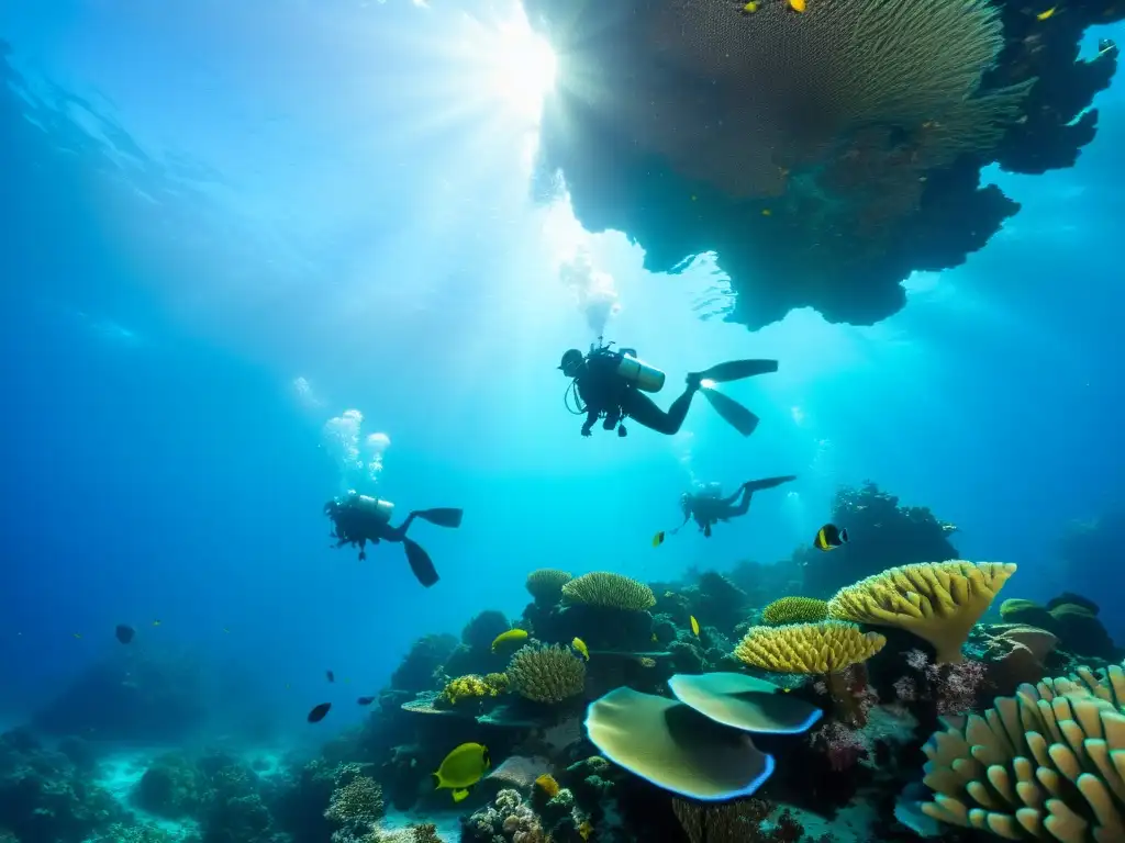 Exploración de arrecife de coral con certificaciones de buceo especializadas: diversidad marina y belleza submarina