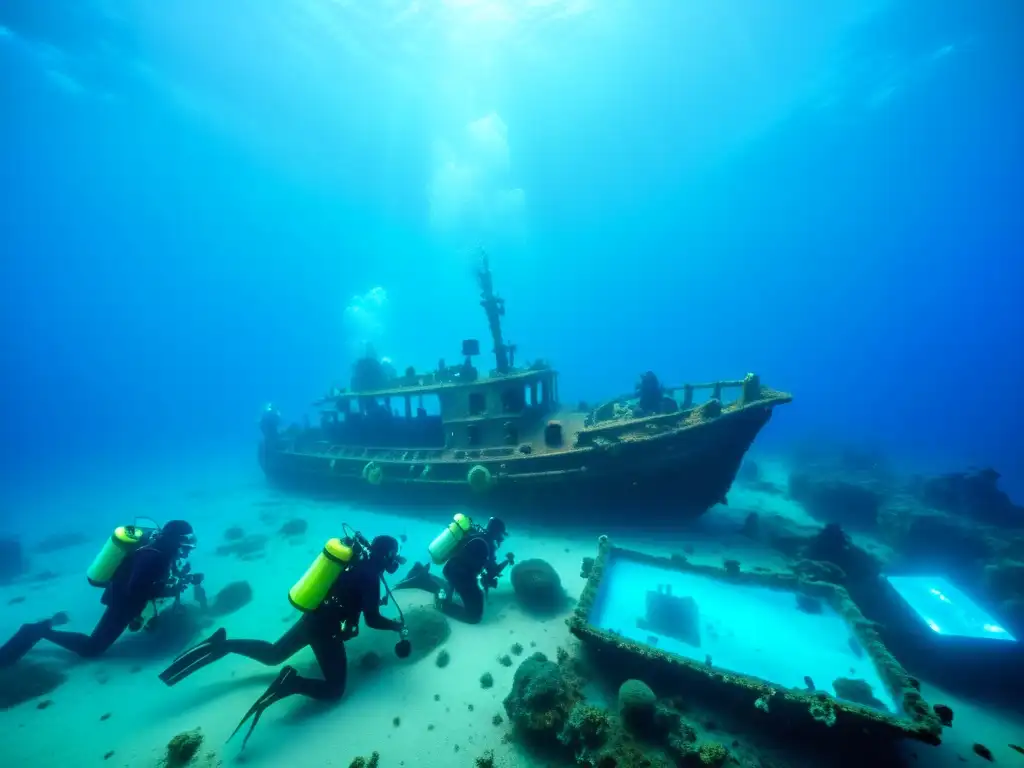 Exploración de naufragios con tecnologías emergentes arqueología subacuática