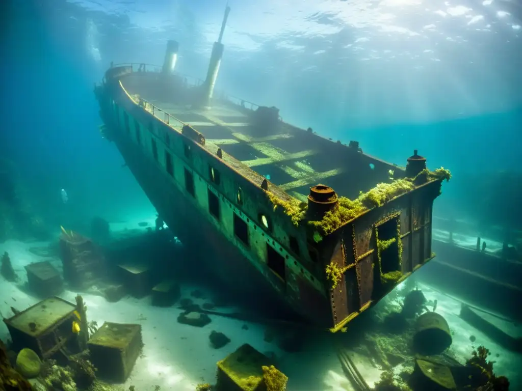 Exploración submarina: Restos del Titanic, misteriosos y cautivadores en el fondo marino