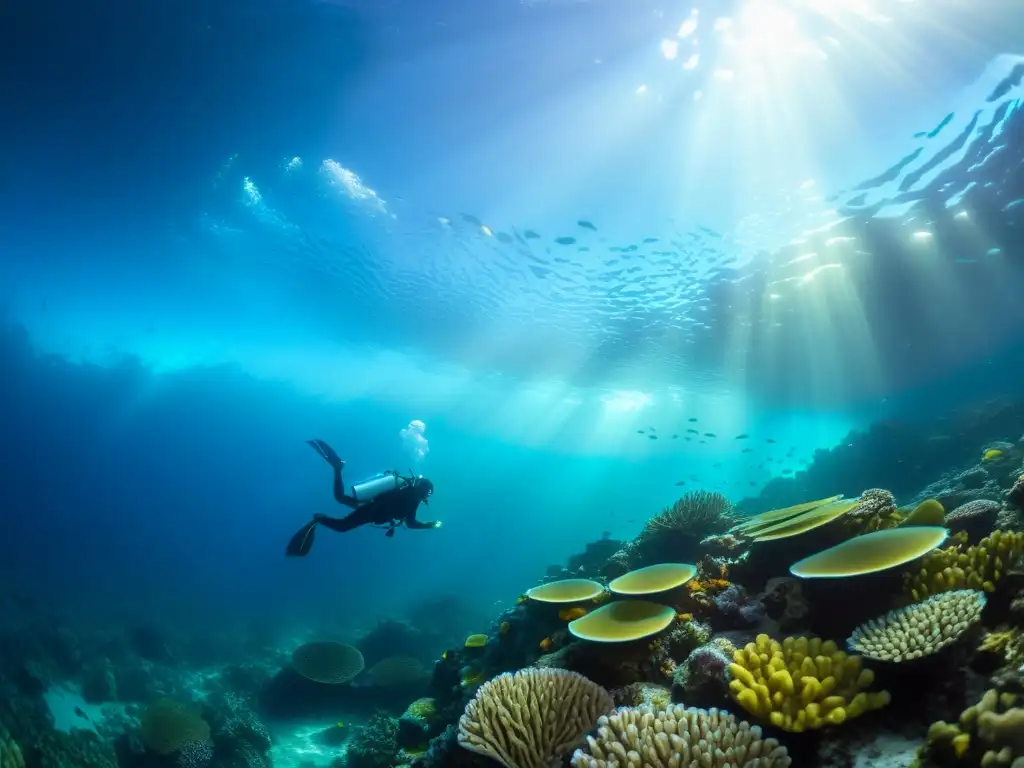 Una fascinante fotografía submarina que captura el intrincado baile de corrientes marinas nutrientes en el ecosistema marino