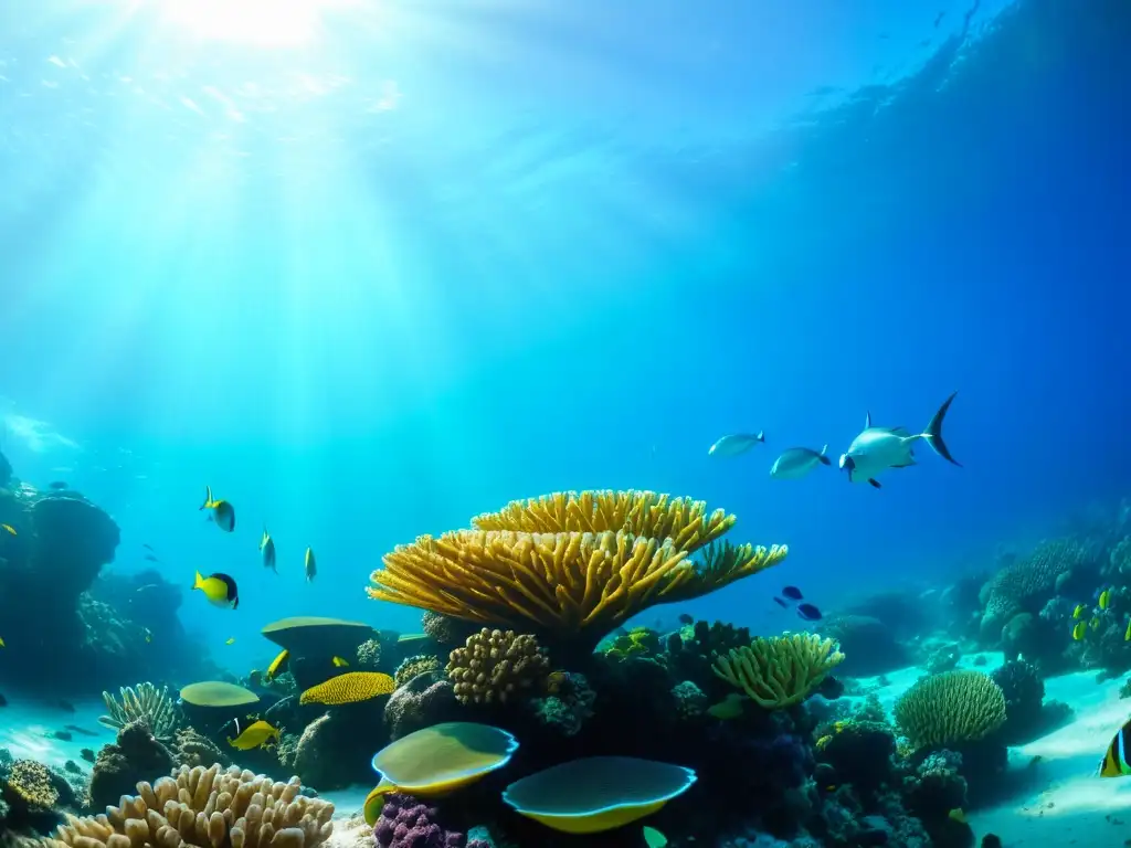 Descubre la fascinante vida marina en un vibrante arrecife de coral