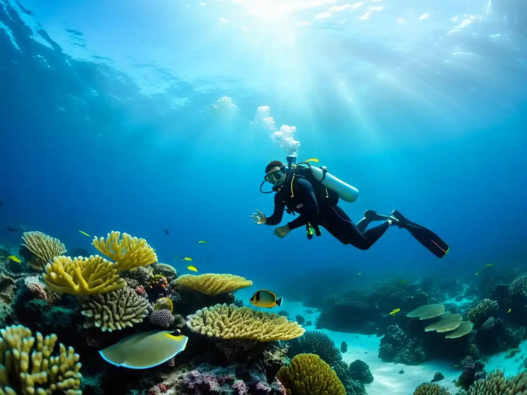 Un hábil videógrafo submarino captura la vida marina y los vibrantes colores de los arrecifes de coral