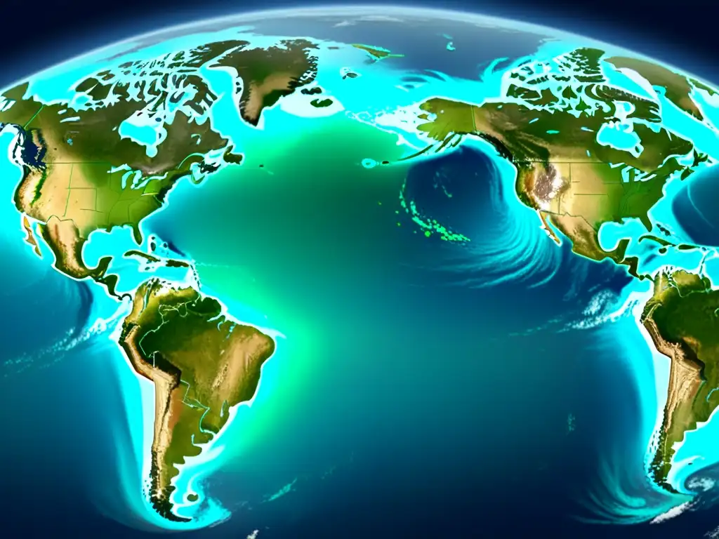 Impacto de La Niña en cambio climático: Imagen satelital detallada muestra efectos en patrones climáticos globales