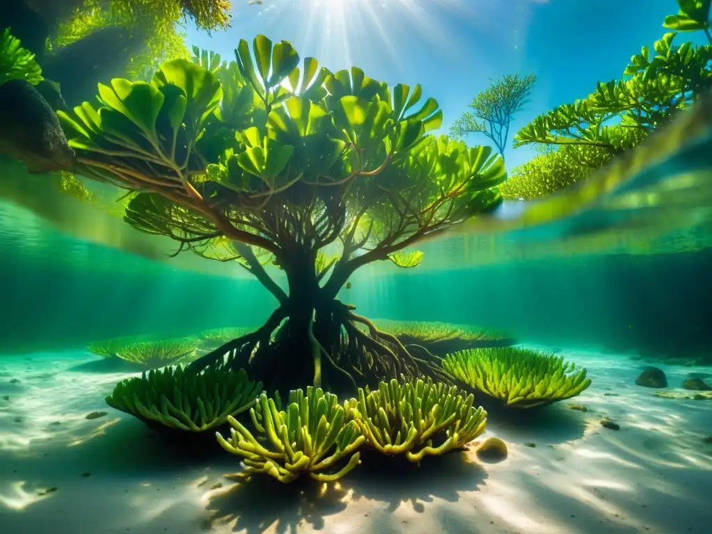 La importancia de los manglares oceánicos cobra vida en esta deslumbrante fotografía submarina