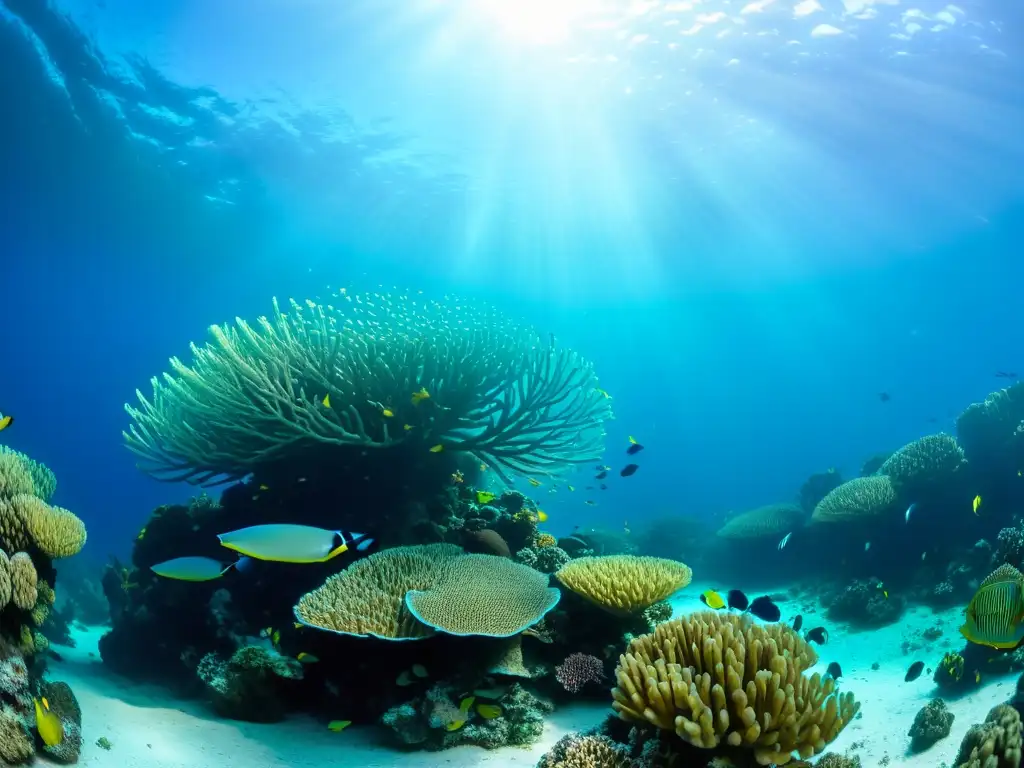 Un impresionante arrecife de coral en las Islas Salomón, hogar de una diversidad marina deslumbrante