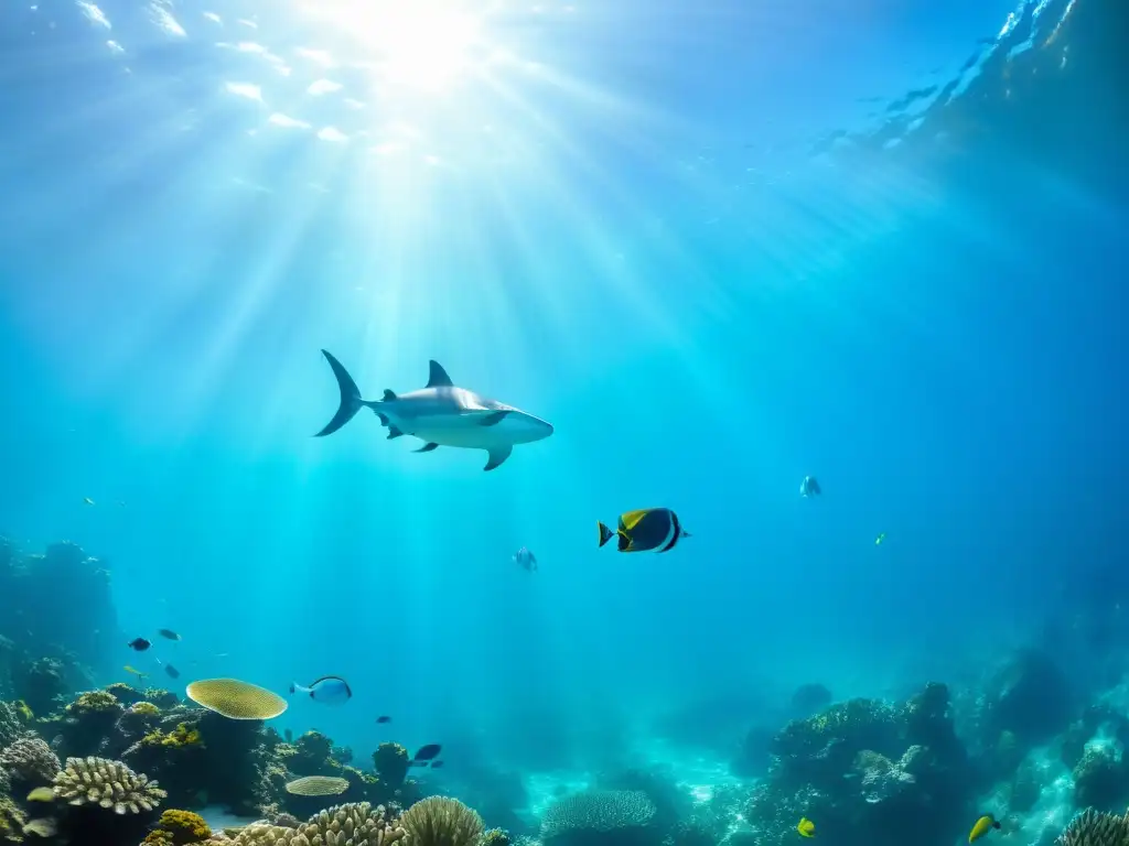 Un impresionante arrecife de coral rebosante de vida marina