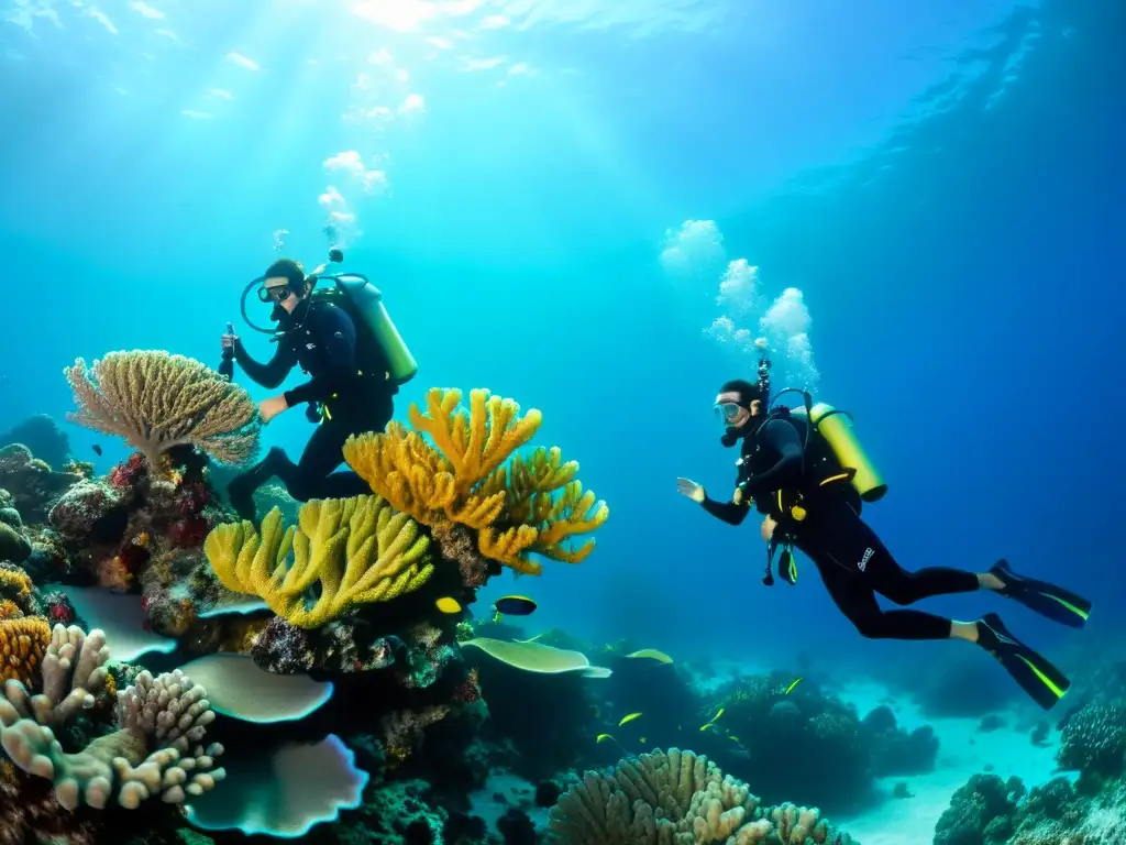 Un impresionante entrenamiento de rescate bajo el agua