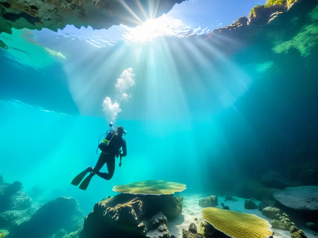 Inmersiones en cenotes: maravillas submarinas