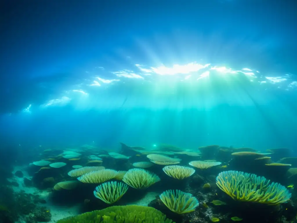 Bajo el mar de Noruega, un bosque de algas bioluminiscente crea una atmósfera mágica para el buceo nocturno en Noruega