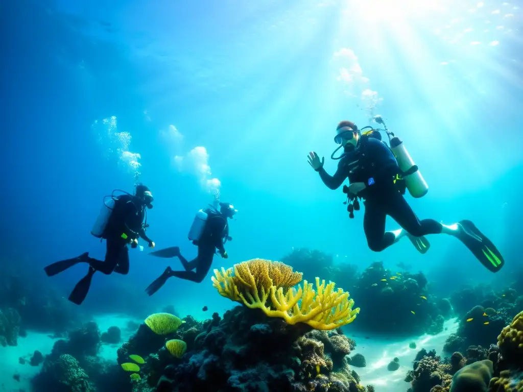 Bajo el mar, buceo adaptativo cursos inclusivos, diversidad y libertad entre corales vibrantes