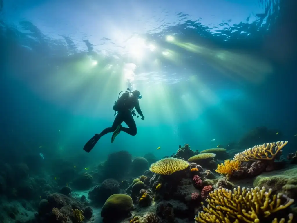 Bajo el mar de Noruega, un buceo nocturno revela la belleza etérea de la vida marina