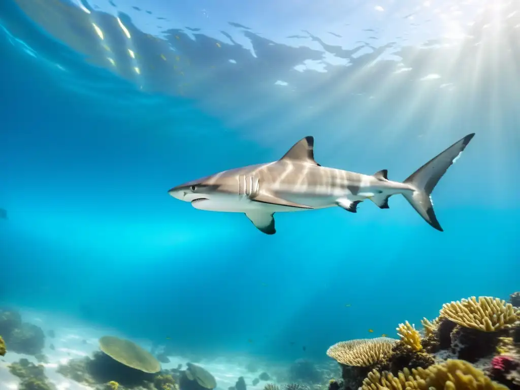 Nuevas especies de tiburones descubiertas explorando arrecifes de coral vibrantes en aguas cristalinas