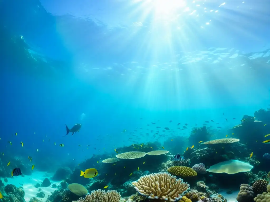 Explora las reliquias antiguas lecho marino descubiertas en un vibrante arrecife de coral