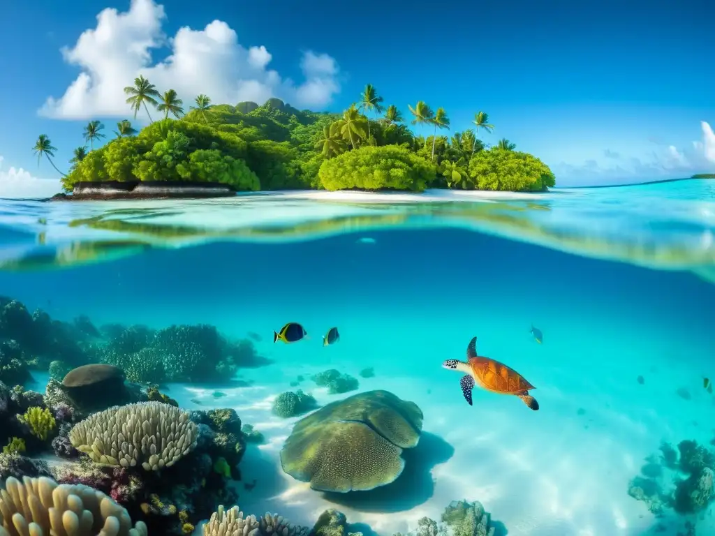 Explora los secretos del buceo en islas remotas bajo el mar, con aguas cristalinas, arrecifes de coral vibrantes y vida marina colorida