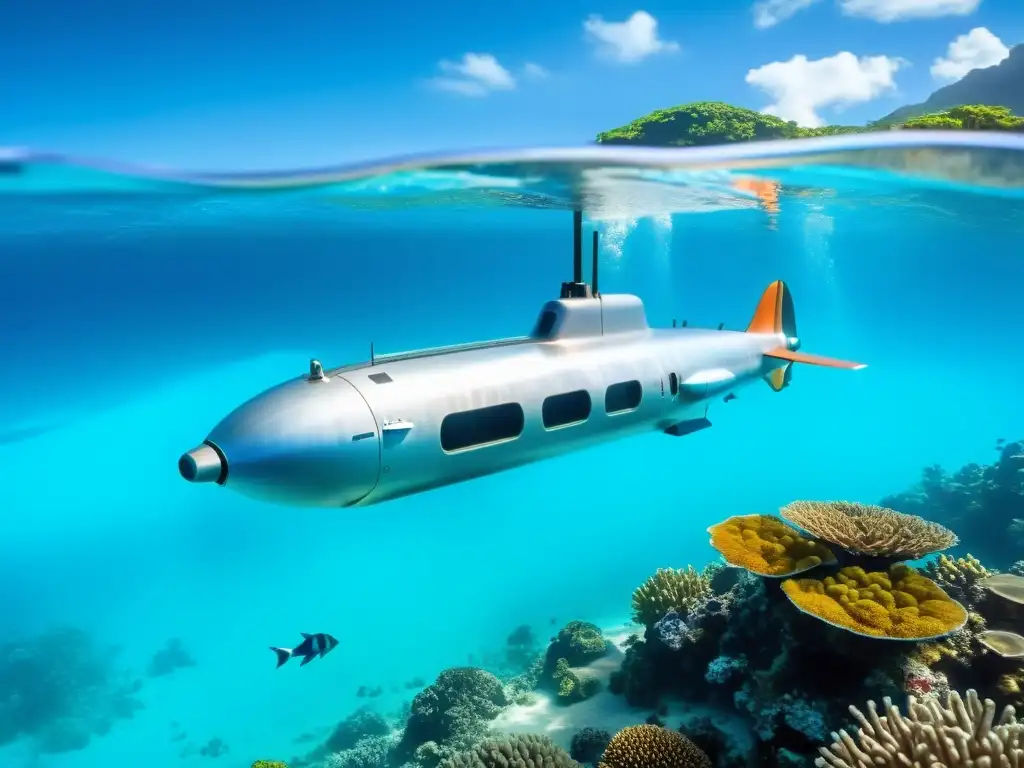 Explora el turismo subacuático en submarinos personales mientras disfrutas de la majestuosidad del mundo submarino