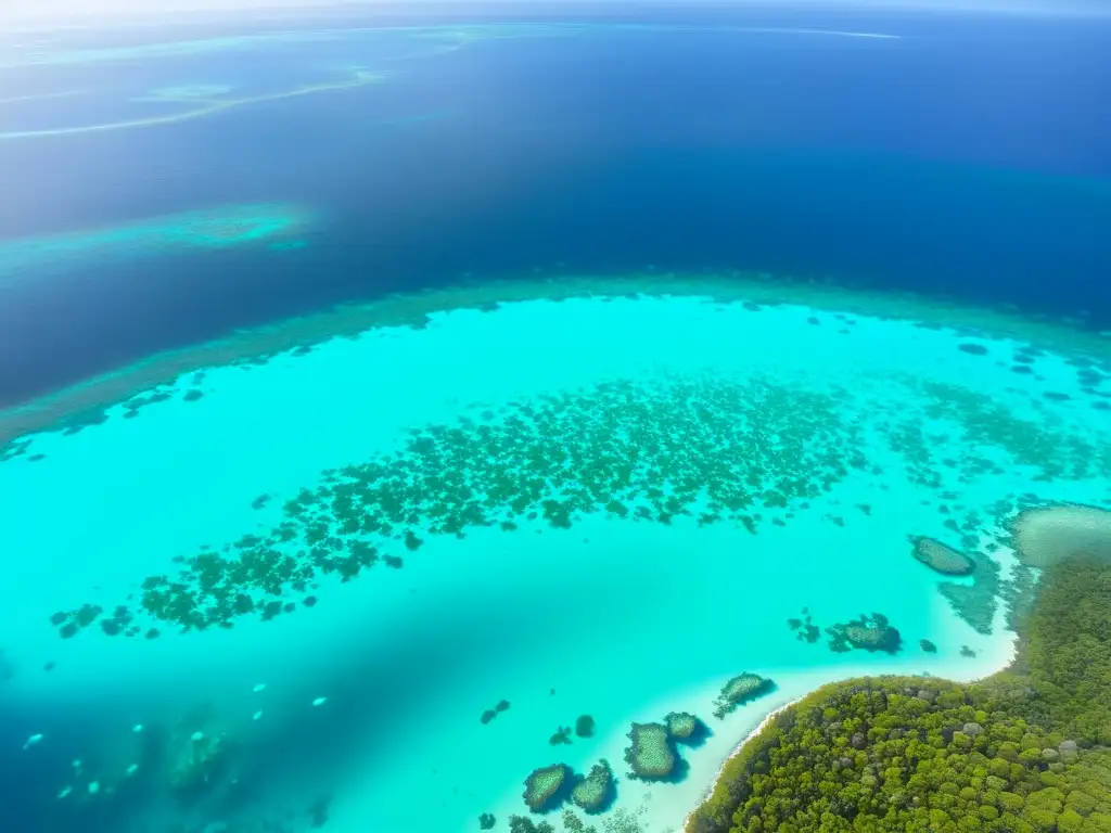 Un vibrante arrecife de coral, hogar de una variedad de especies marinas