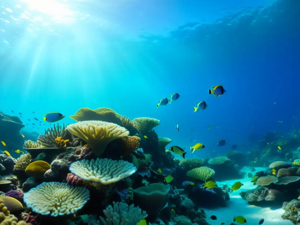 Vibrante arrecife de coral: importancia observadores aficionados cambio climático marino