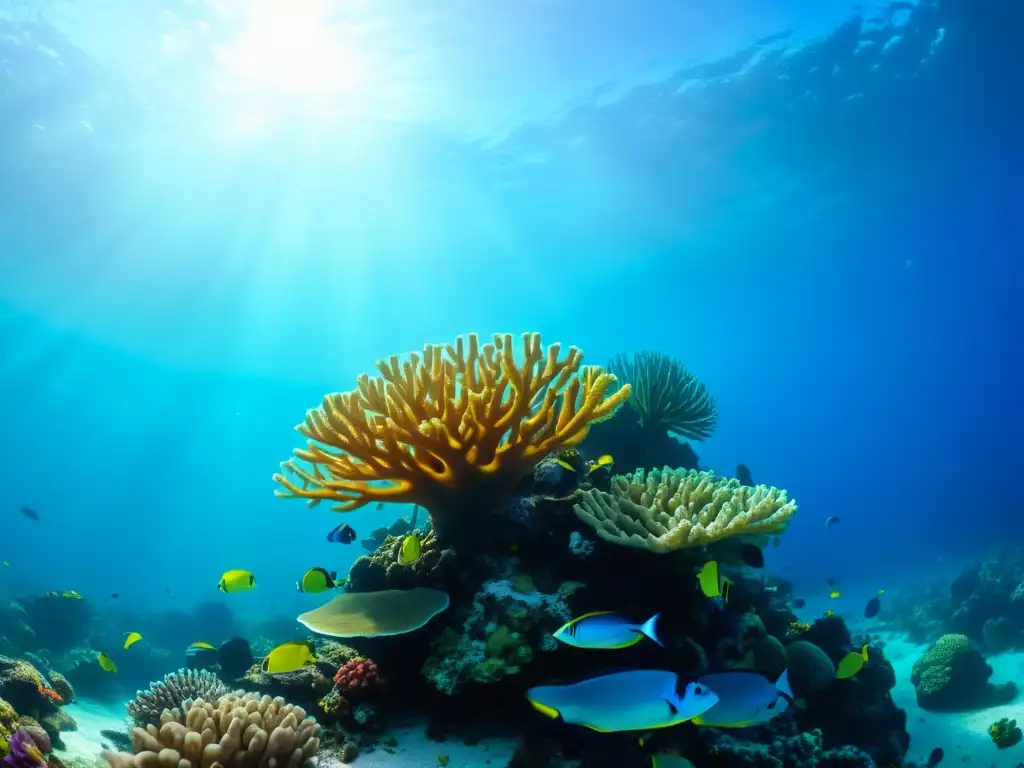 Un vibrante ecosistema marino de arrecifes de coral, promoviendo el turismo de conservación arrecifes coralinos