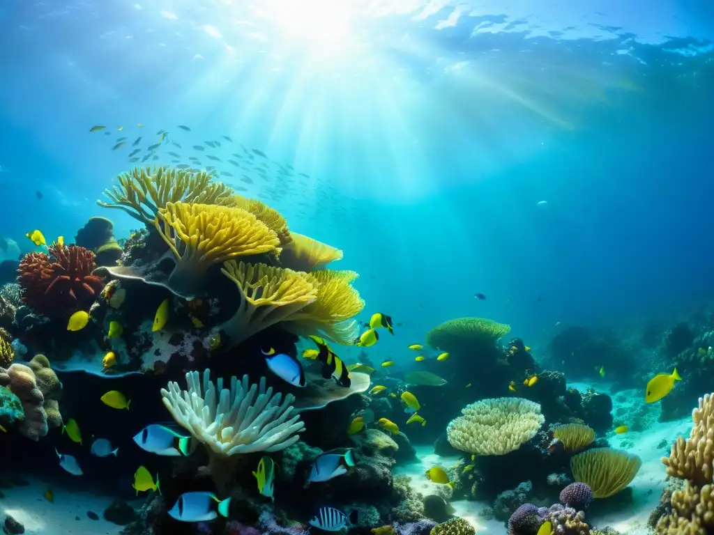 Vibrante ecosistema marino, muestra impacto de la contaminación marina en la salud humana