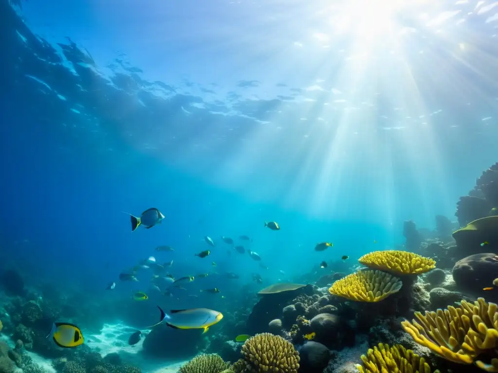 Vibrante vida marina en Galápagos: peces tropicales, corales coloridos y otros animales marinos en un asombroso encuentro cercano