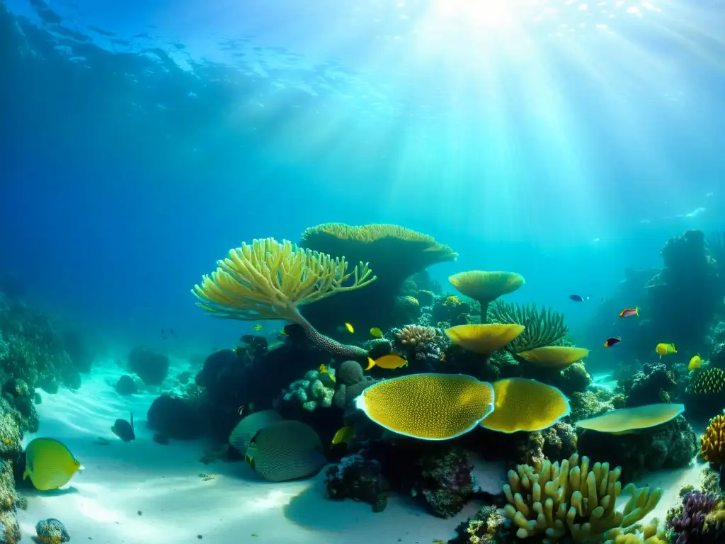 Vibrante vida marina en la Reserva Marina de Cabo Pulmo: arrecife de coral, peces tropicales, anémonas y biodiversidad bajo el agua cristalina