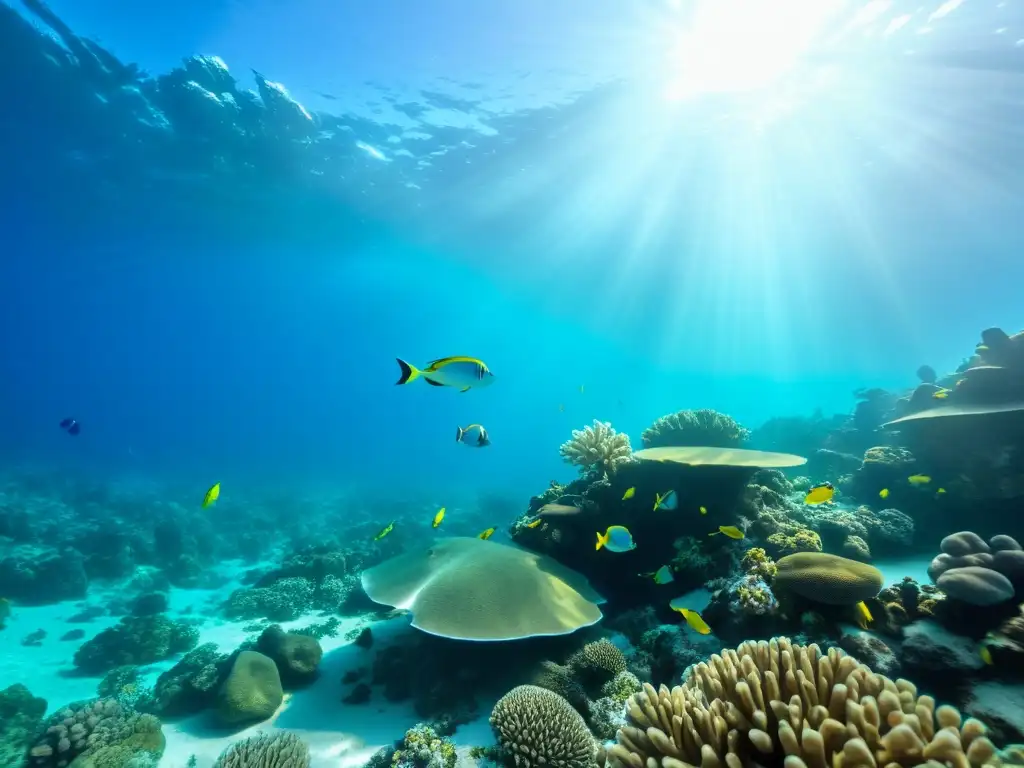 Vida marina exótica en el buceo de Seychelles: coloridos peces, tortugas marinas y formaciones de coral en vibrante arrecife submarino