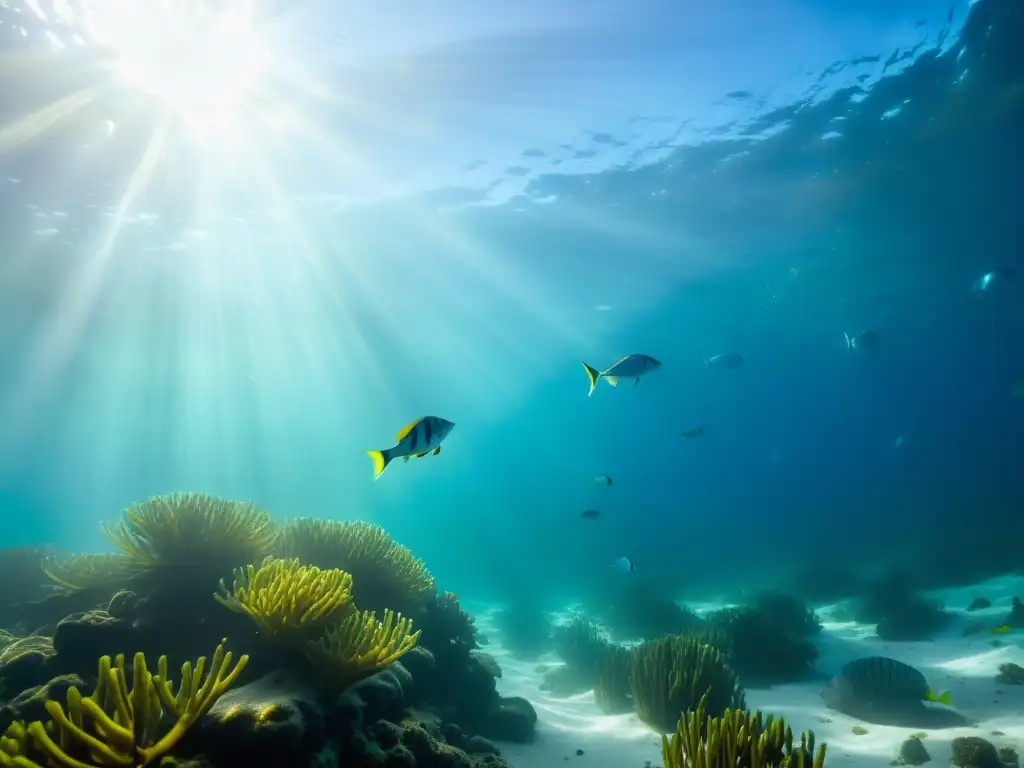 Una vista impresionante del océano: aguas tranquilas, corrientes mortales, peces coloridos y plantas marinas